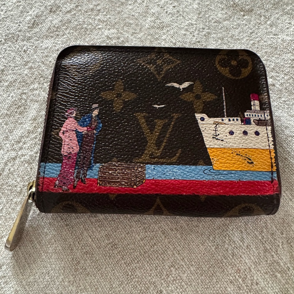 Louis Vuitton Zippy Coin Purse Illustre Transatlantic